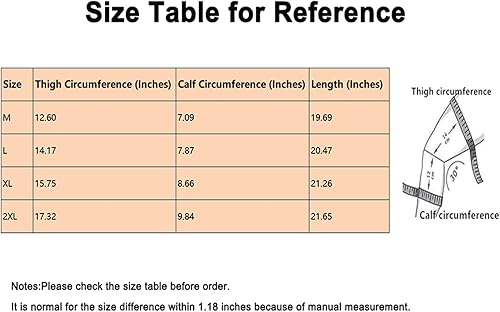 Miniatura 5 de ATURQBRIS Leg Sleeves Compression Long Sleeve Calf and Shin Supports for Basketball Football Cycling