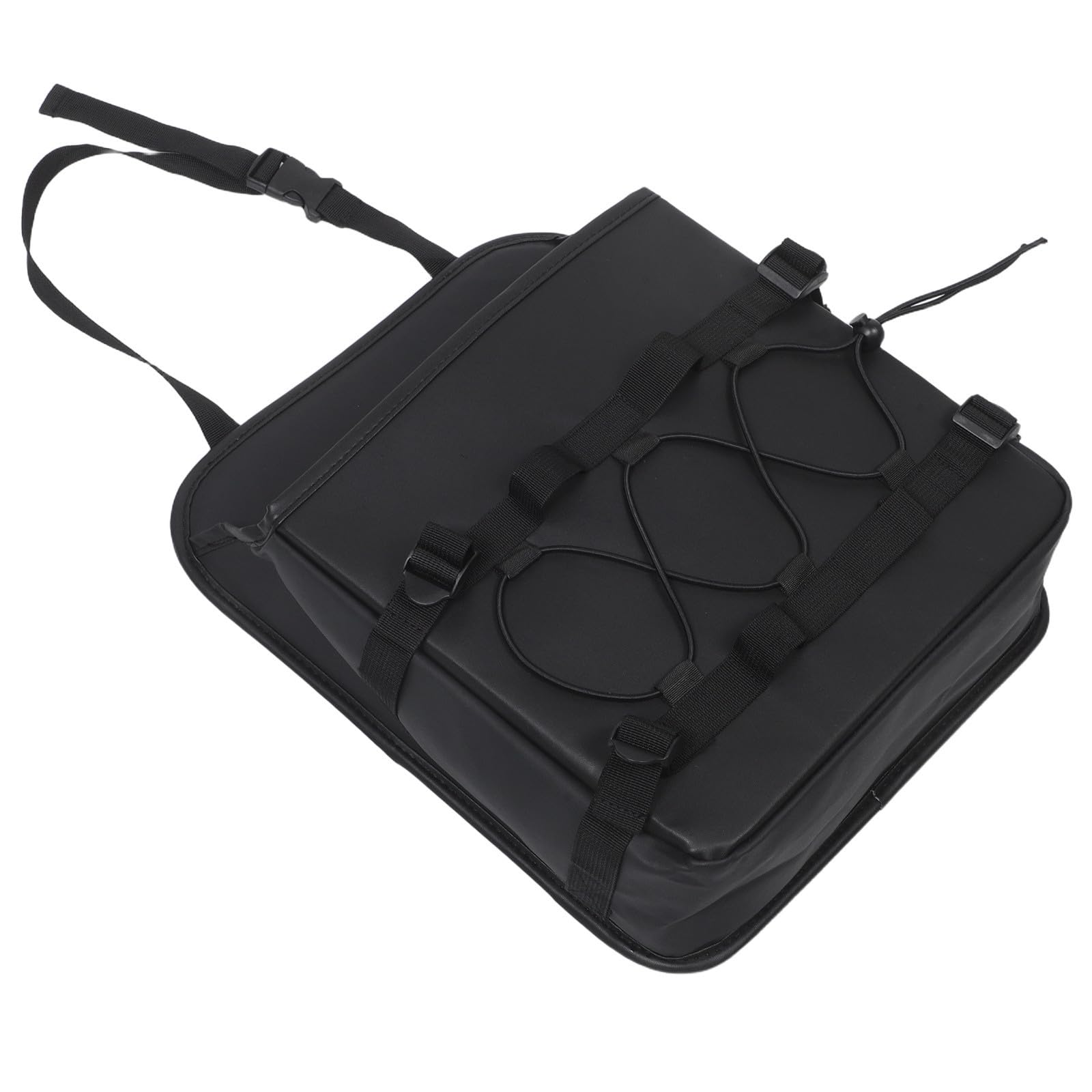 SHINEOFI Organizador Colgante para Coche de PU Negro, Gran Capacidad
