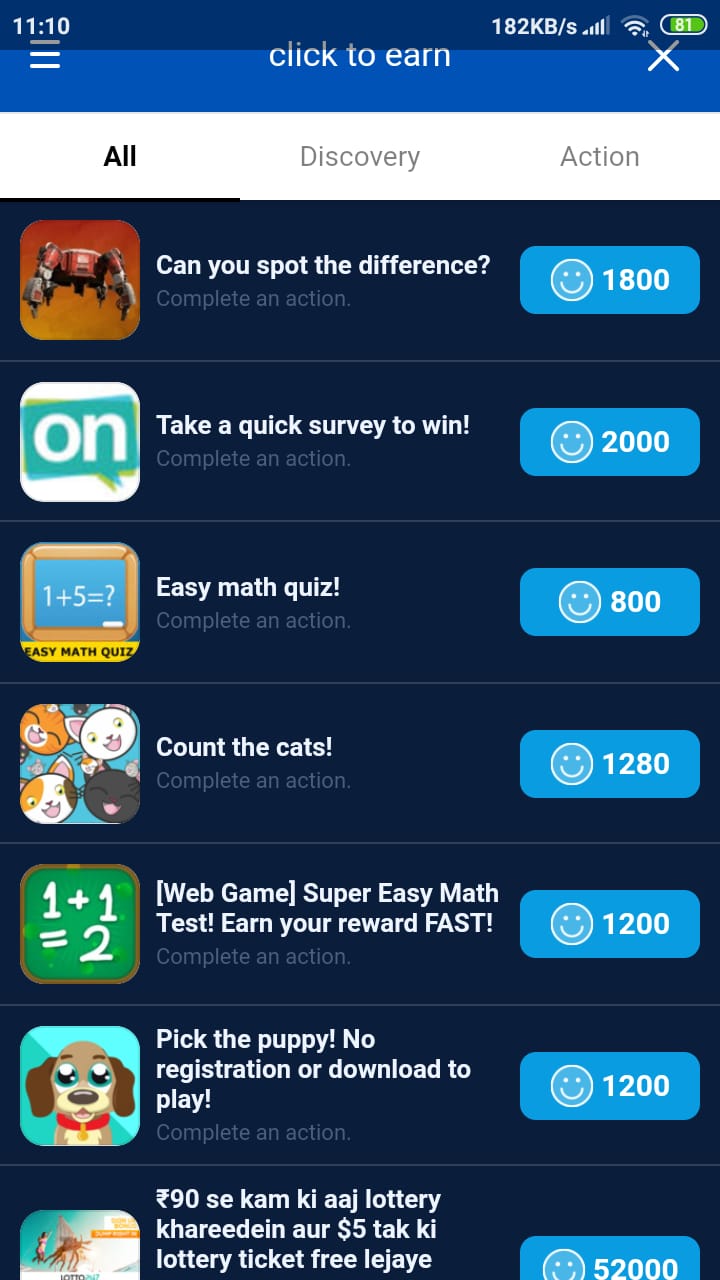 click n earn - App on Amazon Appstore