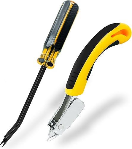 Miniatura 8 de Removedor de grapas para tapicería  Extractor de grapas, herramientas de tapicería con doble punta, herramienta removedor de grapas para quitar