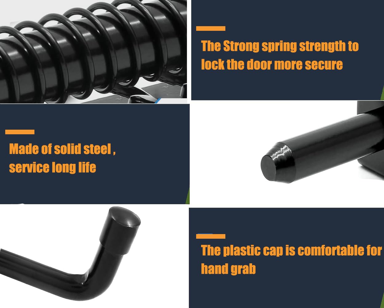 Litensh 5 Inch Spring Loaded Latch Pin - Image 4