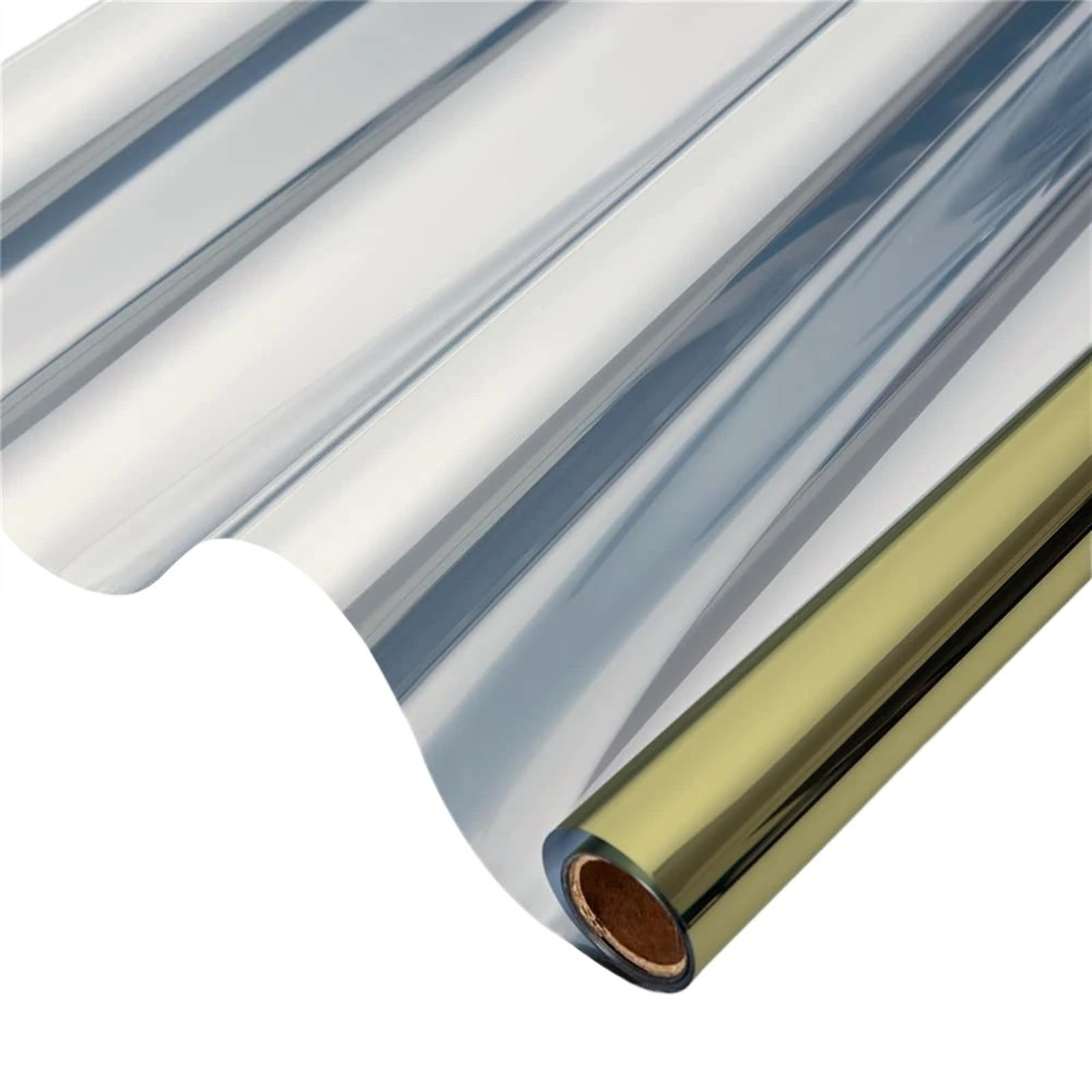 EJvkrbtx One Way Window Privacy Heat Film Multicolor Multiple Sizes(Gold-silver,50x500 cm)