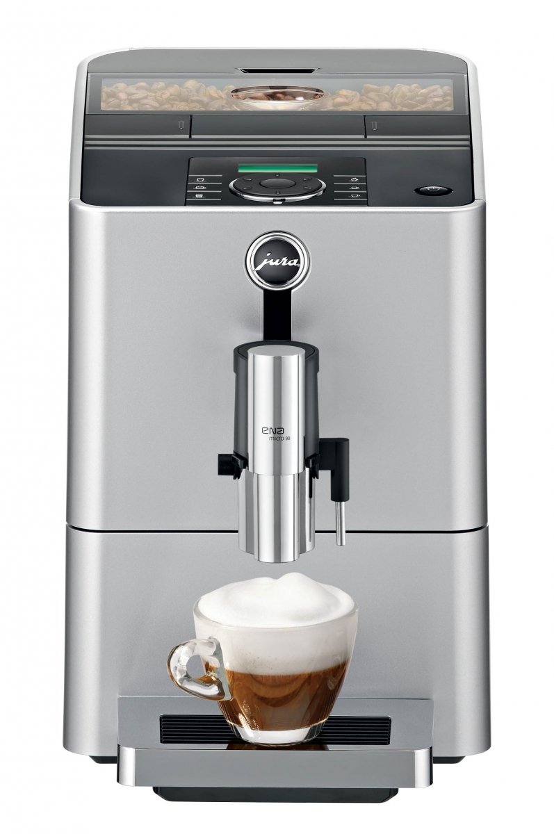 Jura ENA Micro 90, machine à espresso argent, 2 tasses, nettoyage auto