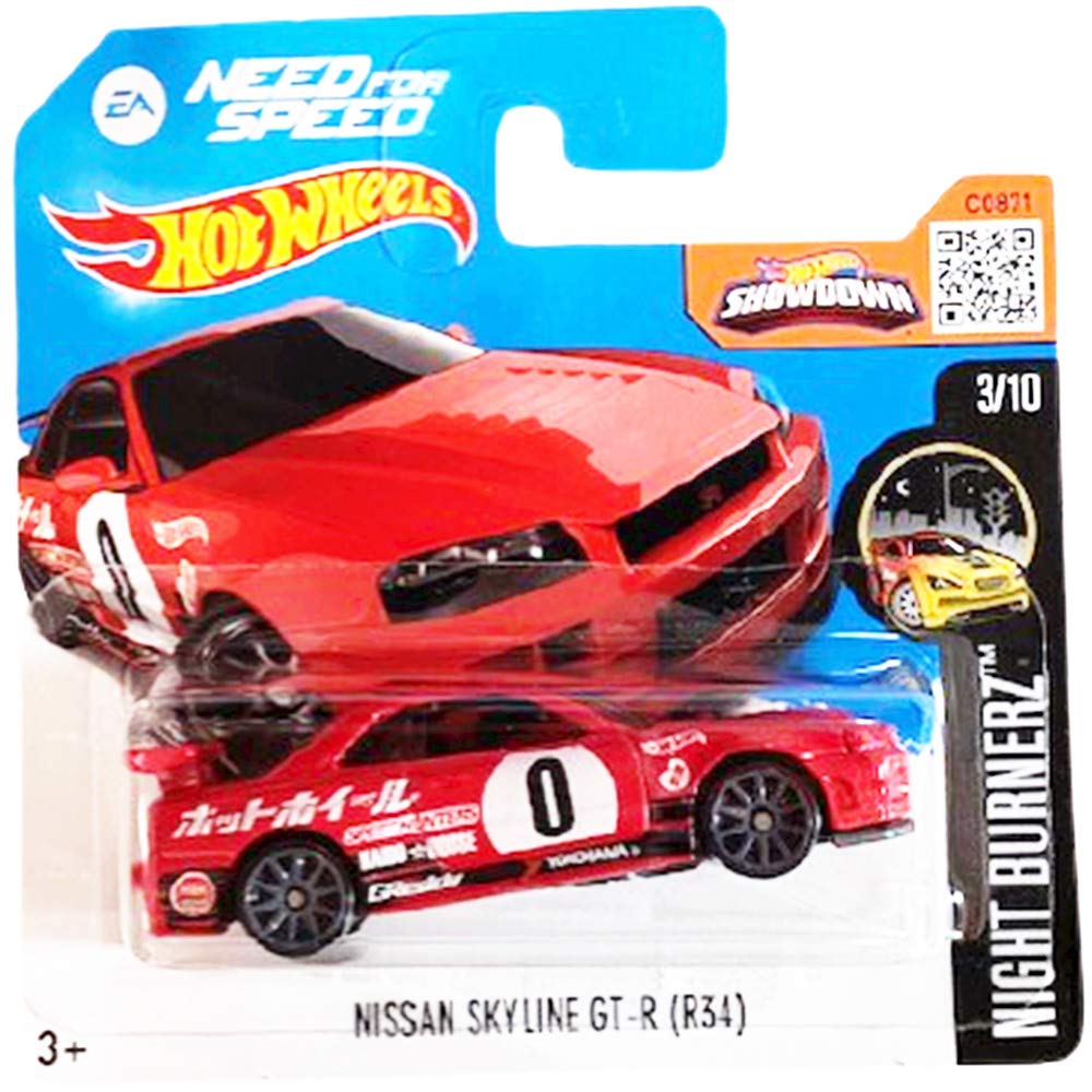 Hot Wheels Nissan Skyline GTR (R34) Need For Speed Night Burnerz 3/10