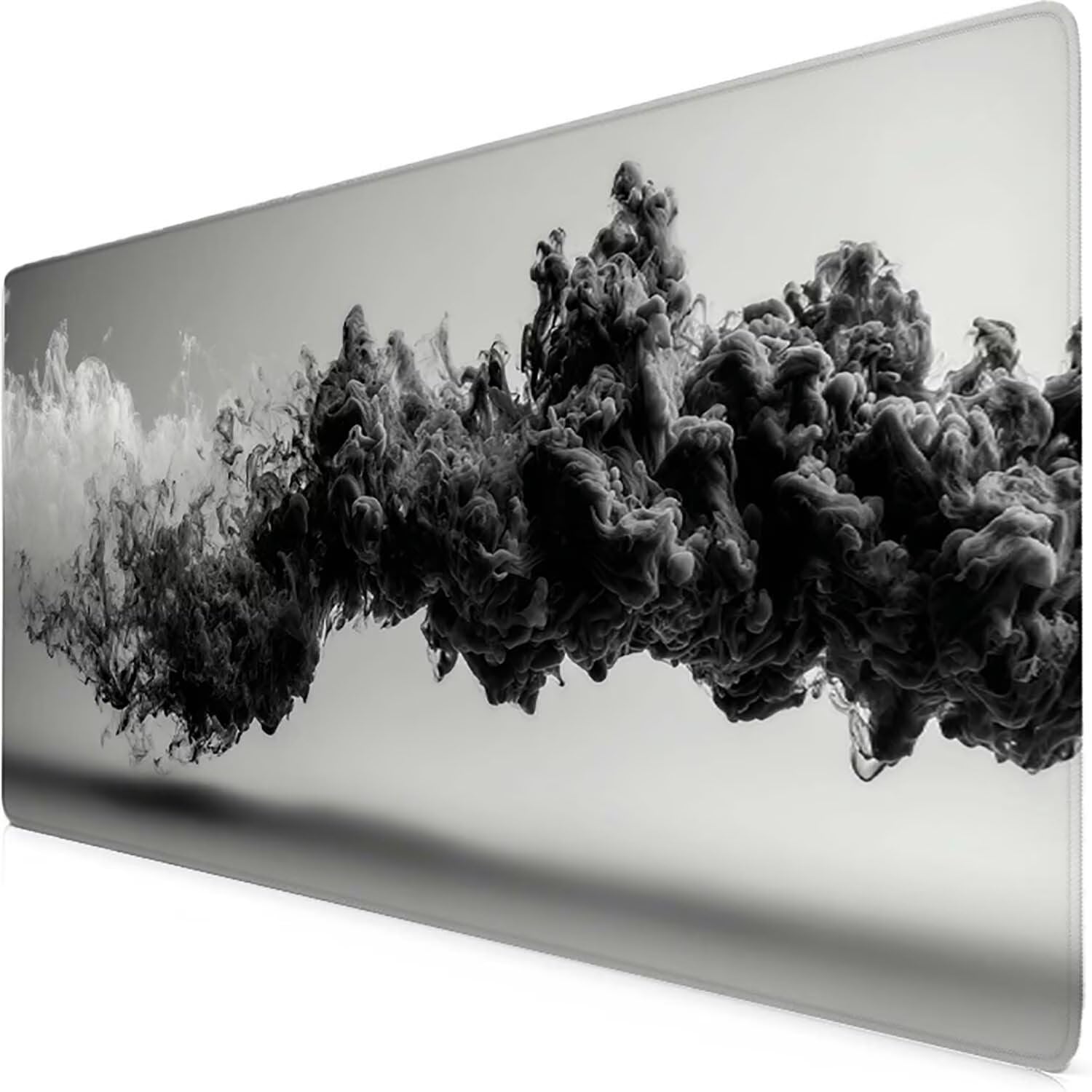 Tappetino Mouse XXL 1000x500mm Grigio Mousepad Astratto Tappetino Scrivania Grande, con base in Gomma Antiscivolo, Impermeabile Sottomano Scrivania per Computer, Ufficio, Accessori Gaming 5-4420b