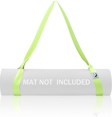 Miniatura 19 de Slim Panda Correas de esterilla de yoga para llevar, correa ajustable para alfombrilla de yoga que se adapta a todas las alfombrillas (material no