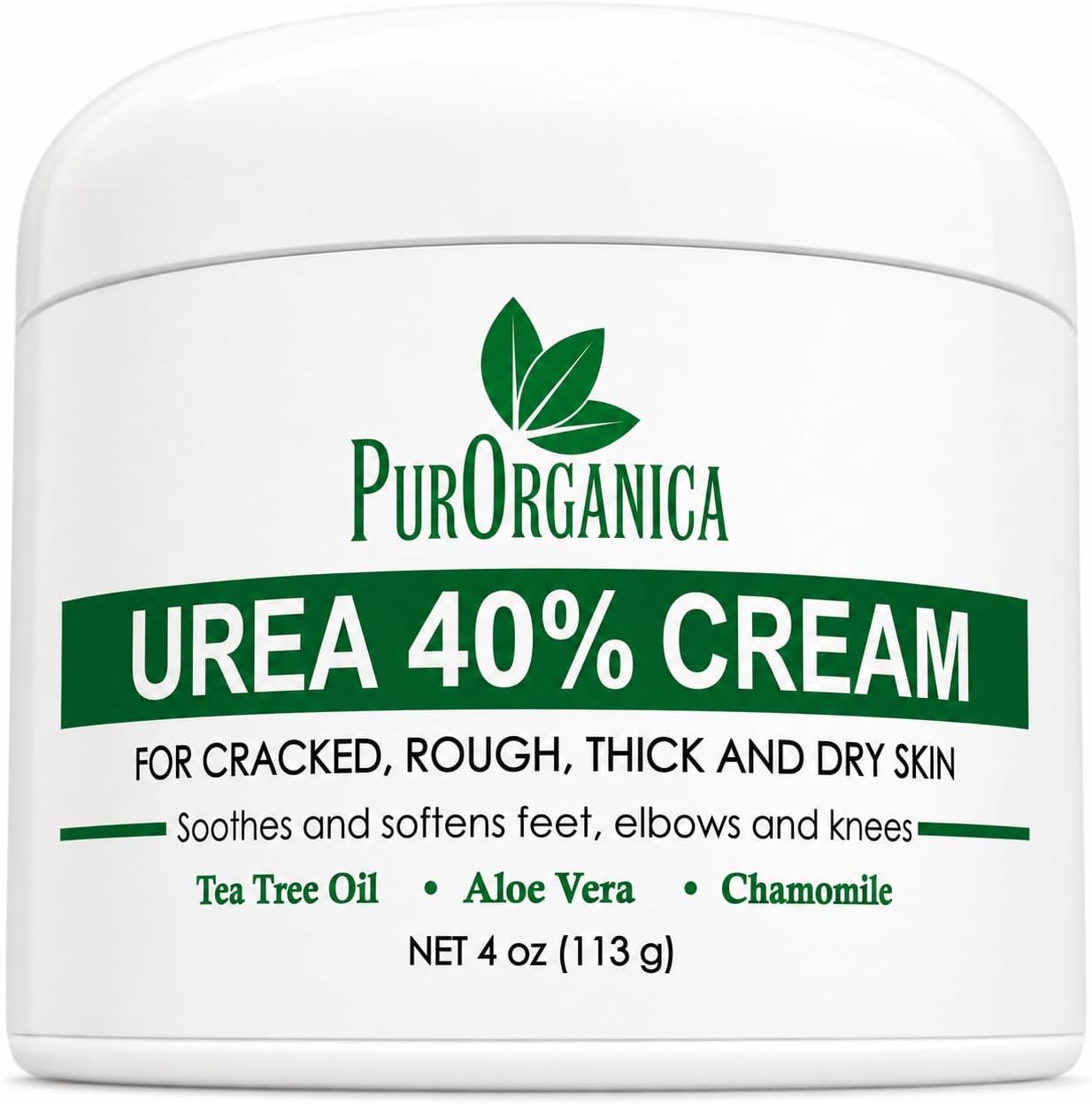 PurSources Urea 40% Foot Cream 4 oz - Best Callus Remover - Moisturizes & Rehydrates Thick.