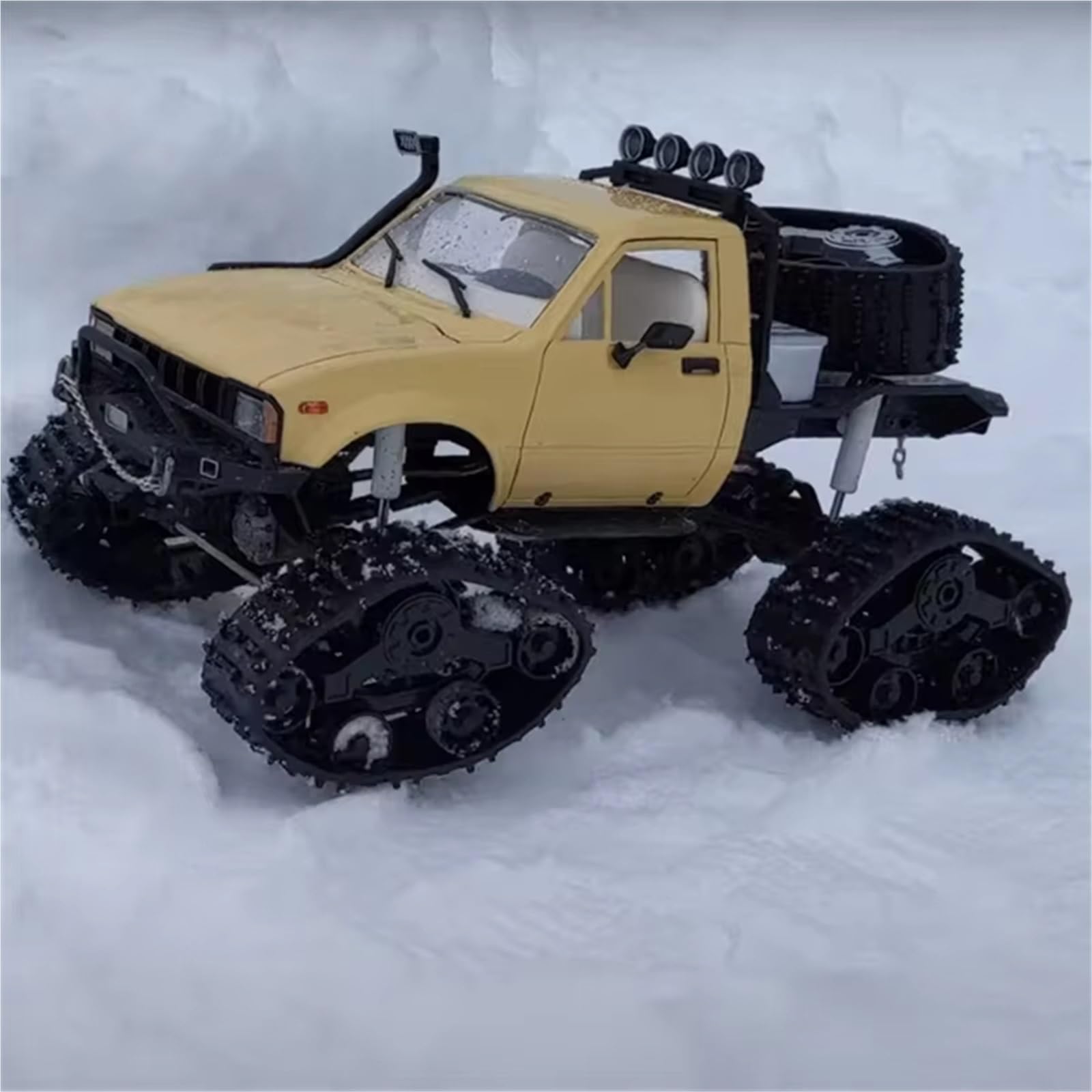 Compatibile Con WPL C14 C24 C24-1 B14 B24 1/16 RC Car Upgrade Parts Ricambio Accessori Di 4 Pezzi Snow Track Wheel Tire Parti