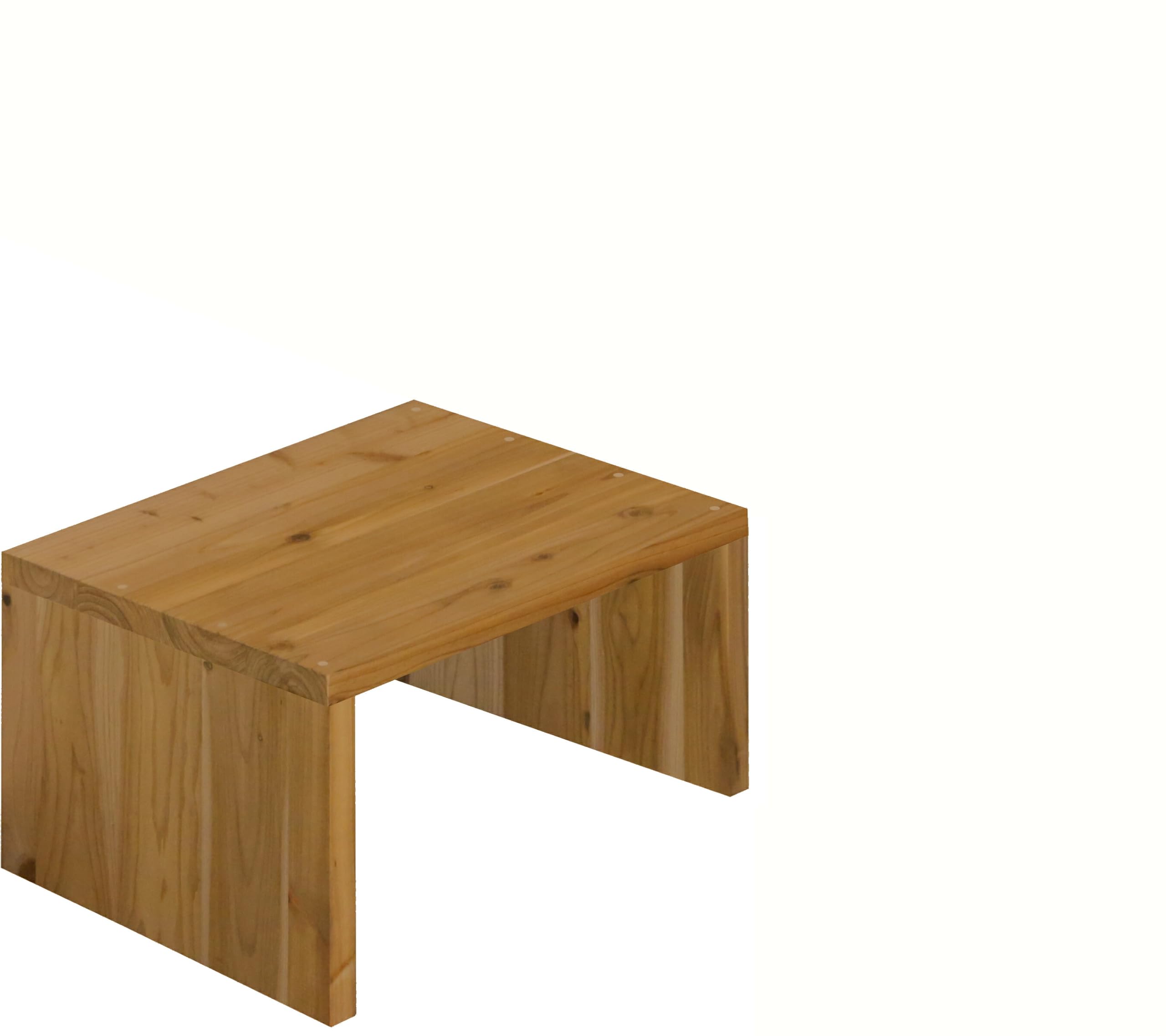 Amazon｜WOODPRO コの字 シェルフ 幅45cm 高さ25cm 奥行40cm ナッツ色