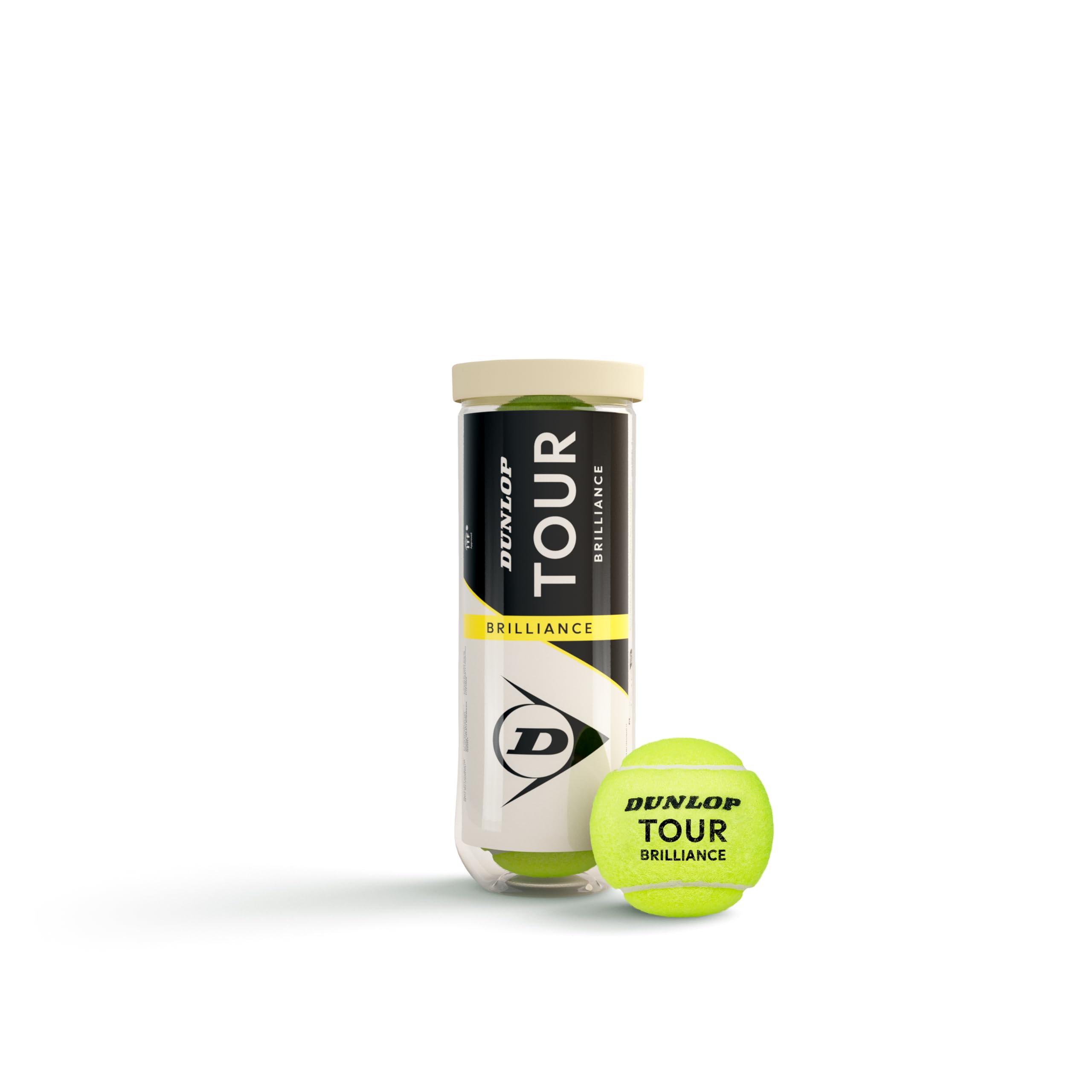 Dunlop Pelota de Tenis Tour Brilliance 3 Pelotas