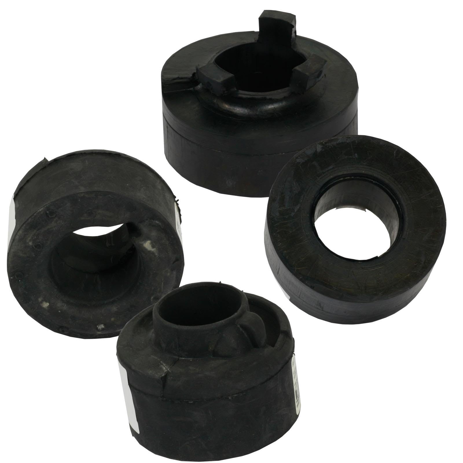 4x Tedgum Federteller Anschlagpuffer oben unten Hinterachse Gummi 40mm | 2x 00725793 + 2x 00725792 (heck Höherlegung) für T5