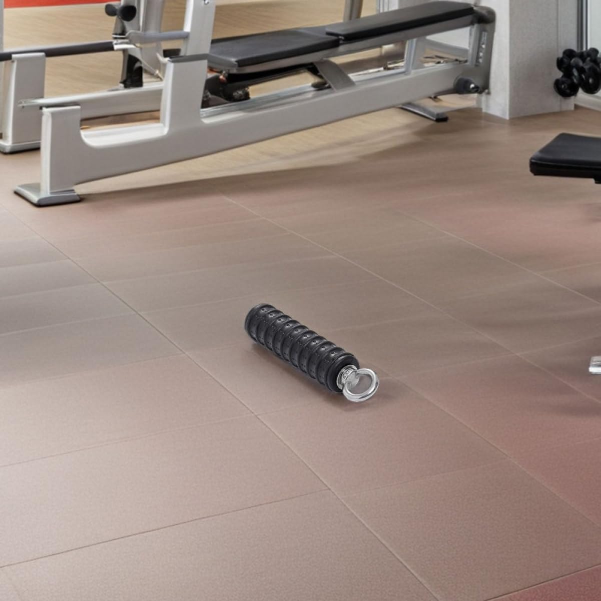 2 Pezzi Maniglie Professionali per Allenamento Fitness per Esercizi Tricipiti e Schiena Accessorio per Allenamento Impugnatura Antiscivolo Adatte per Domestiche e Centri Fitness