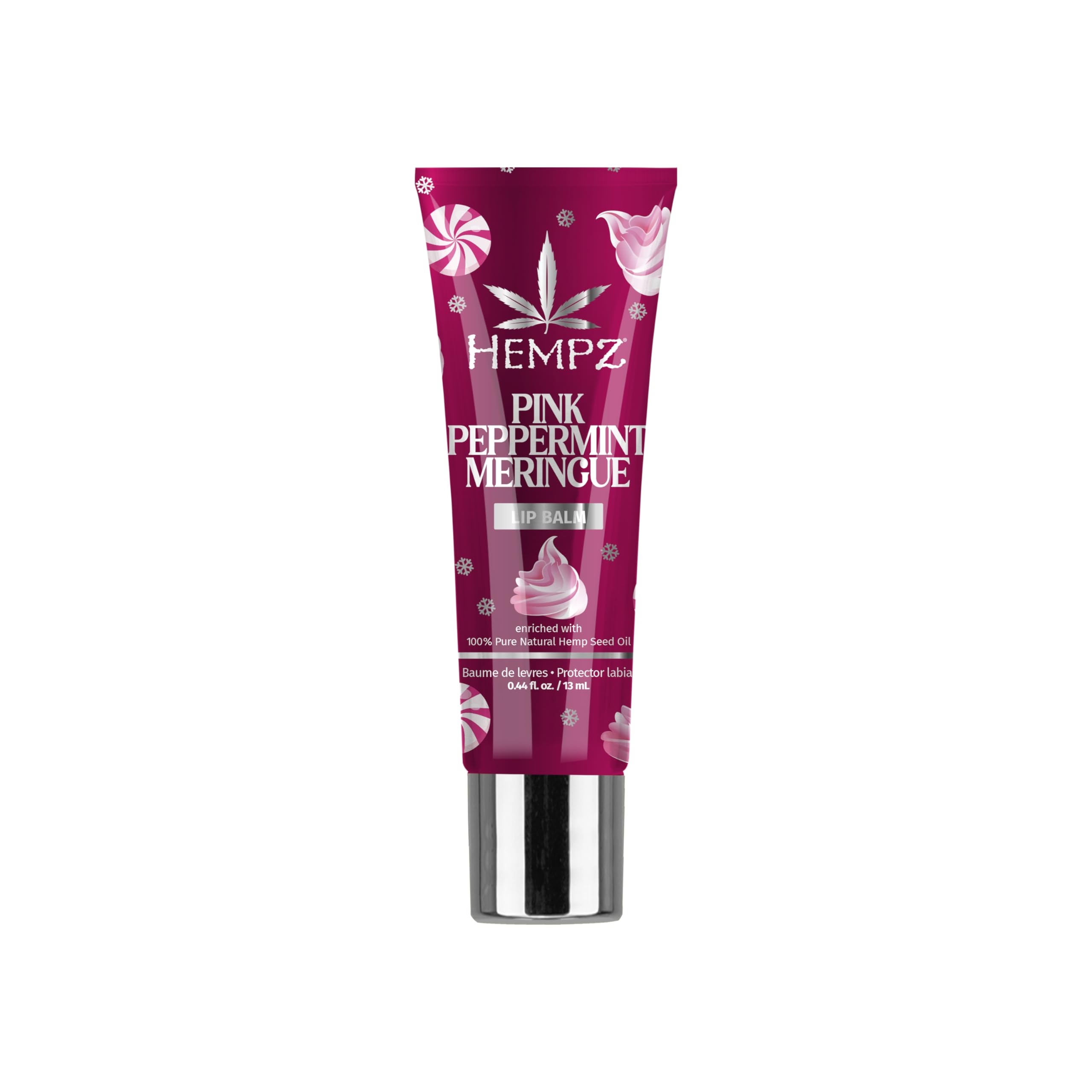 Amazon.com : Hempz Pink Peppermint Meringue Lip Balm, Nourishing