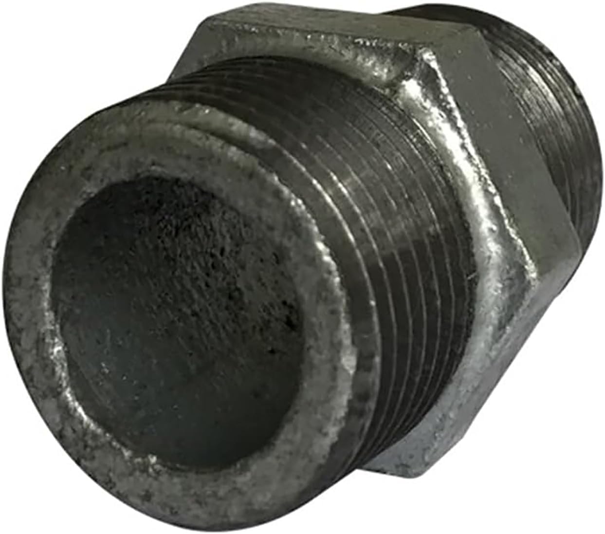 Nipple Hexagon Malleable Cast Iron Black Tube Fittings 1/4