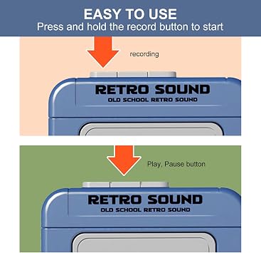 Creative Mini Tape Recorder Keychain, Vintage Recorder Keyring with Cassette Player, Portable Music Keychain for Music Lovers and Collectors