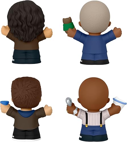Miniatura 5 de Fisher-Price Little People Collector Brooklyn Nine-Nine TV Series Special Edition Set in Display Gift Box for Adults & Fans, 4 Figures