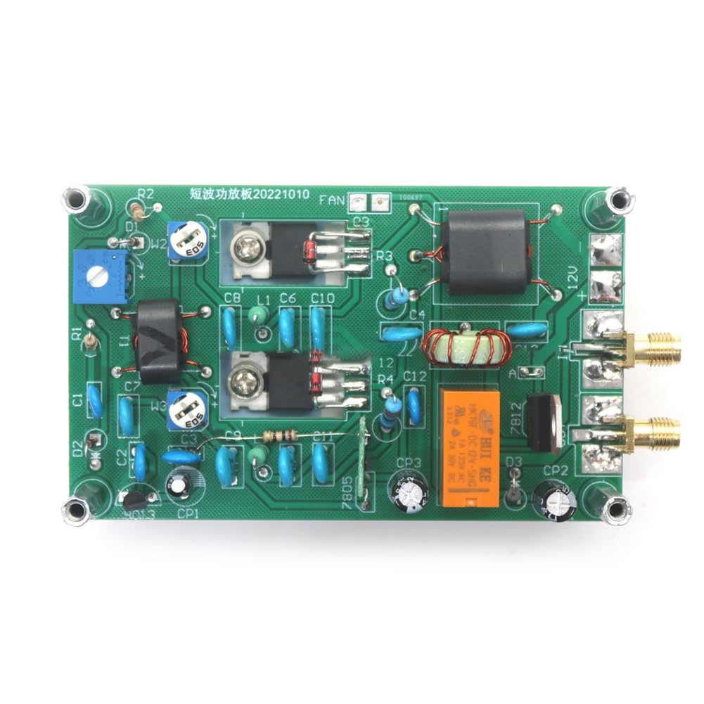 30 W Kurzwellen-Verstärkerplatine 3-28 MHz CW SSB Linearer HF-Leistungsverstärker HF-Radio HAM Kurzwellenstation 7 M 13,56 M RFID