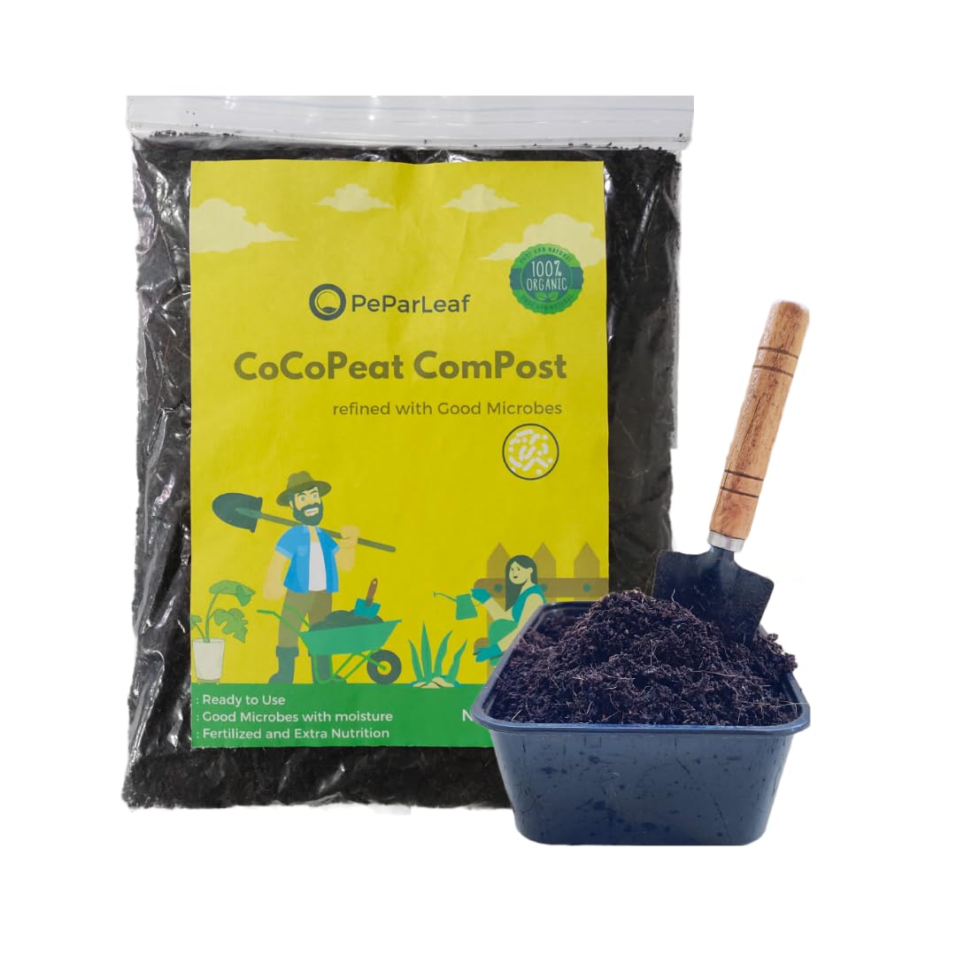 PePar Leaf Cocopeat Compost with Living Soil Microbes- 5 Kg (B0CP88TMND) Amazon Price History, Amazon Price Tracker