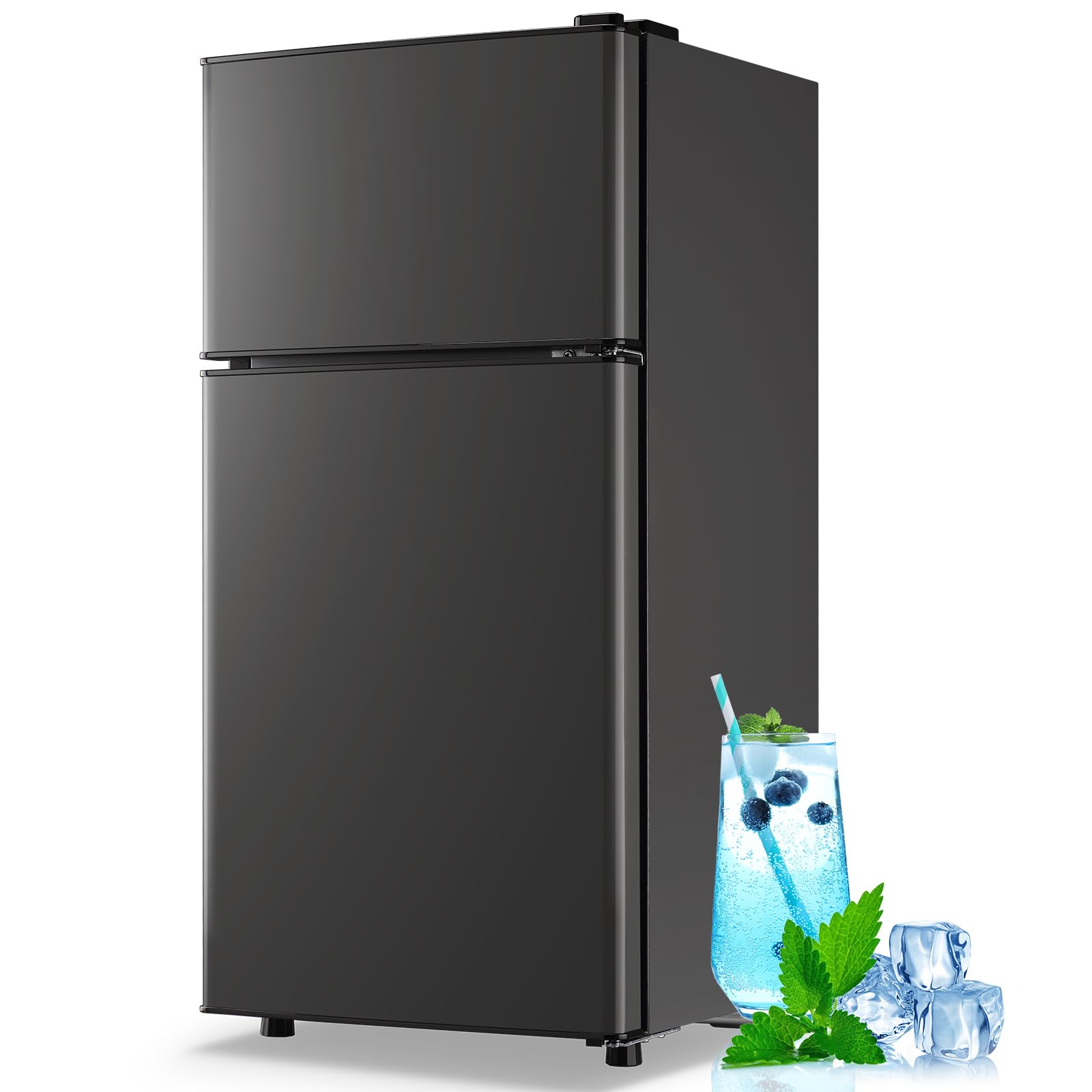 Demuller ANHUI-newgray 1.6 cu ft Compact Freezer Gray