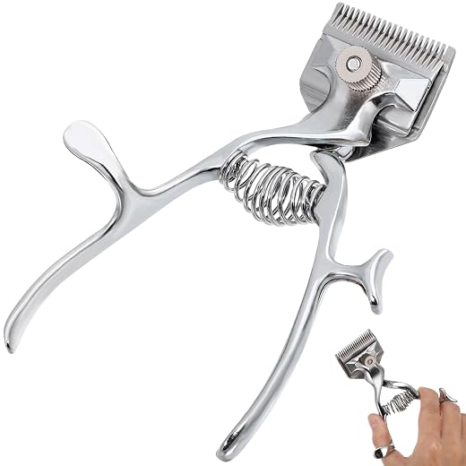 KALLORY Manual Hair Clippers, Hand Operated Hair Cutter