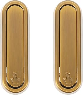 Kichvoe 折りたたみ式壁掛けフック 2個 折りたたみ式コートフック 頑丈な亜鉛合金製折りたたみ式ハンガー コート、タオル、鍵、帽子、バッグ、ジャケット、バックパック用 ゴールド