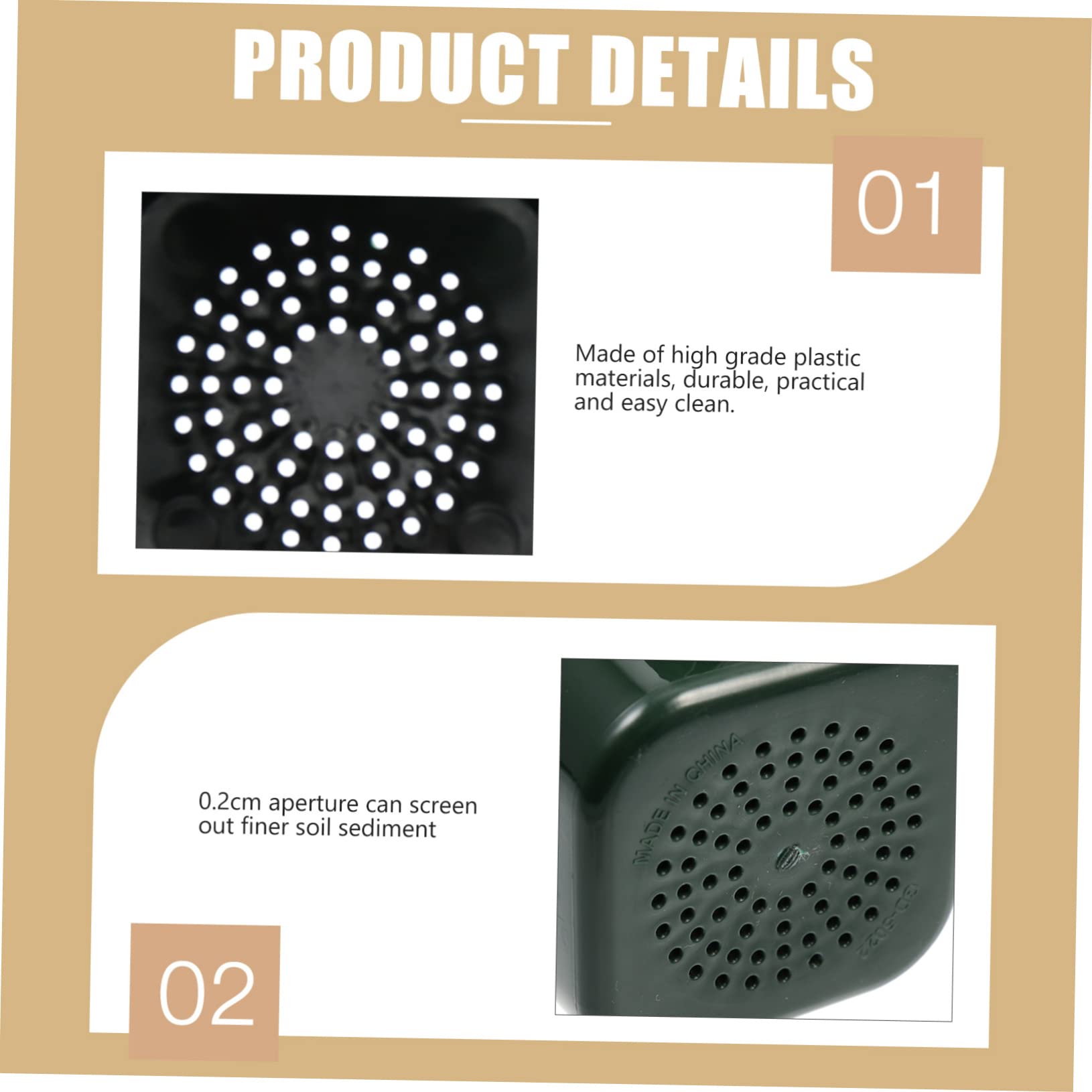 COSMEVIVI Fish Tank Shovel Tool Aquarium Cleaning Shovel Sediment Cleaning for Freshwater Aquarium