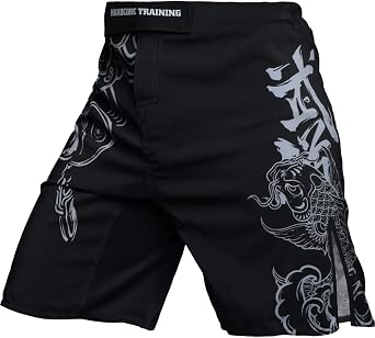 Hardcore Training Fight Shorts Men's Boxing MMA Combat BJJ Grappling Fitness Muay Thai Kickboxing No Gi UK Alpha Regular
