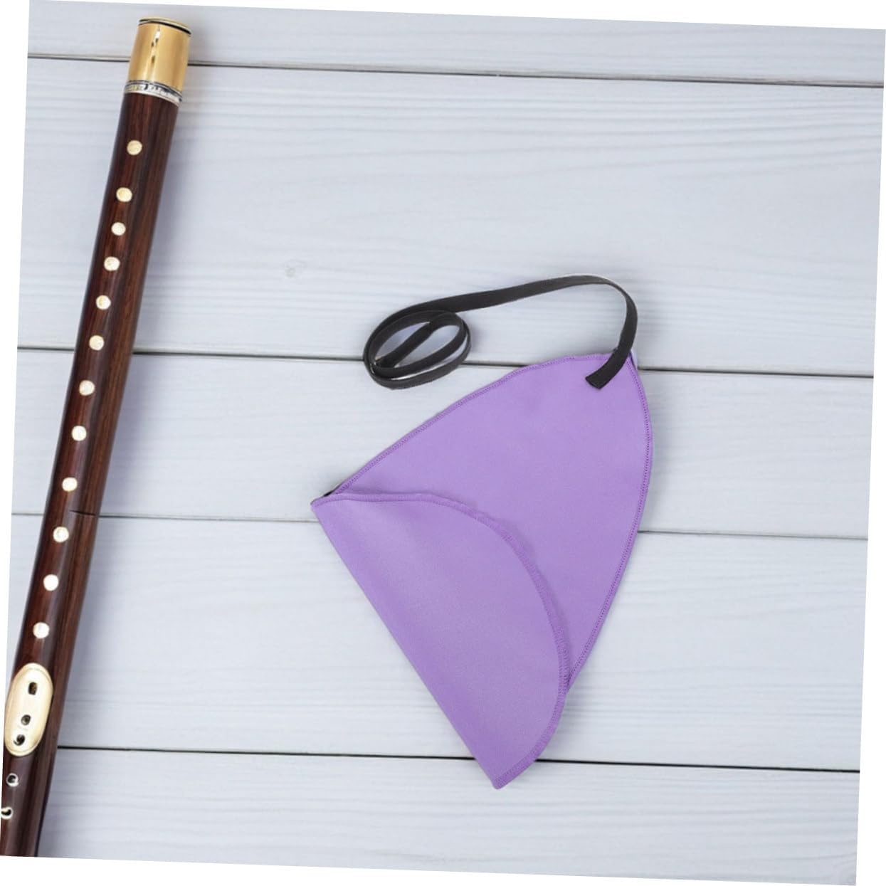 Microfiber Clarinet Cleaning Cloth for Saxophone, Reusable Purple