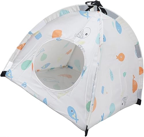 Tienda lavable del gato, tienda interior plegable del gato del paño de la protección del medio ambiente para el viaje