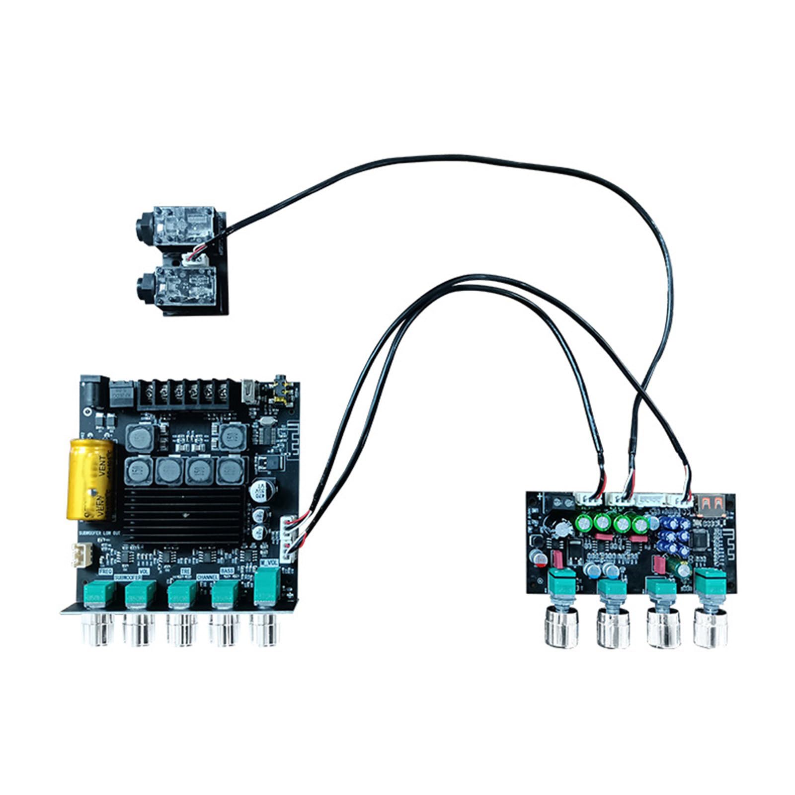 Professionale 8-36V Karaoke Riverberation Board Front Stage Effect Sound Amplifier Scheda Preamp Board DSP Modulo di Miscelazione Riverbero Uscita Preamp Modulo