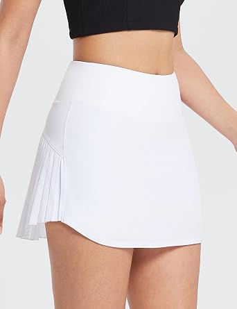 baleaf Tennis Skirt Pleated Golf Skorts with 3 Pockets