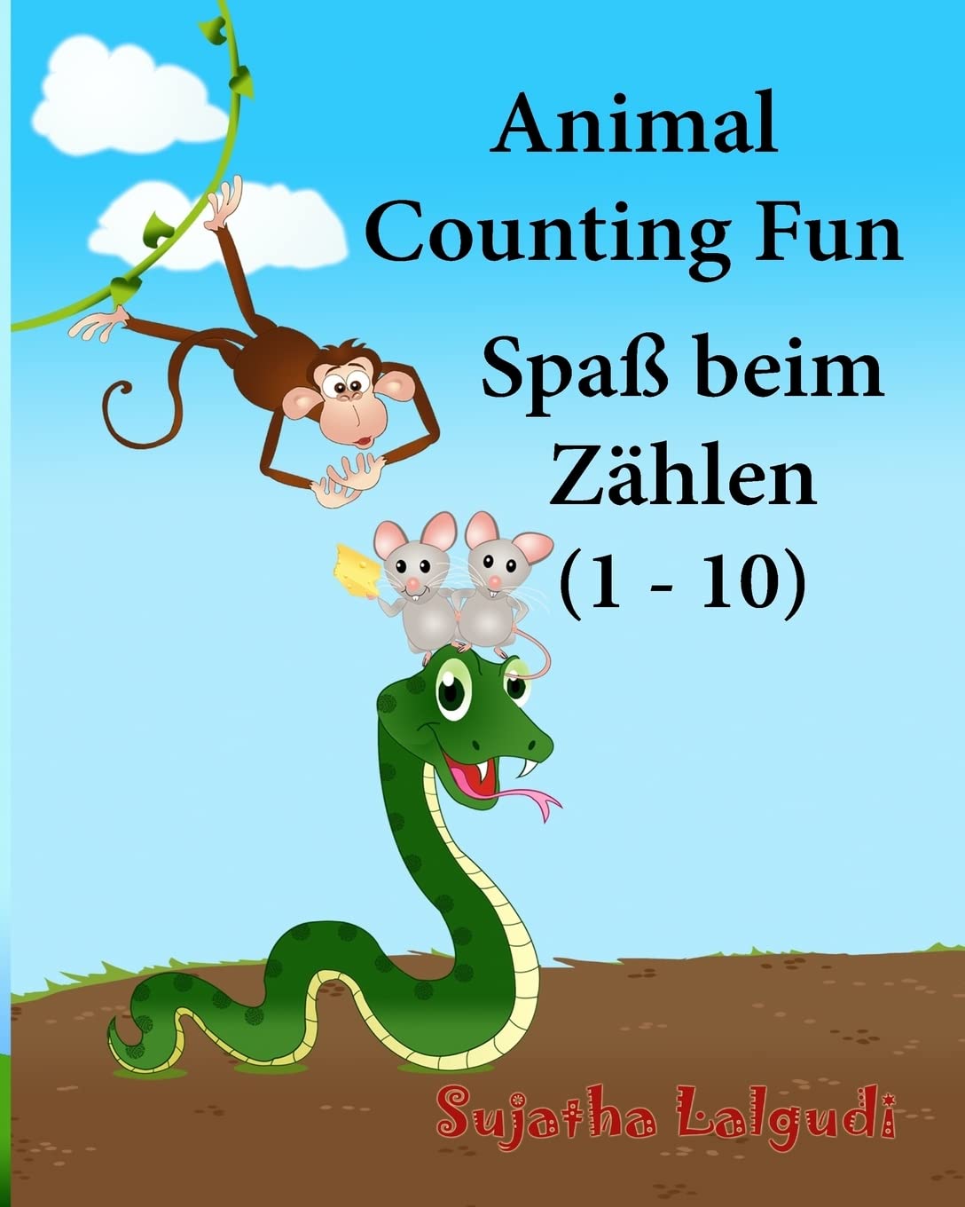 German baby book: Animal Counting Fun. Zählen: Childrens German book. Children's Picture Book English-German (Bilingual Edition). German picture book. ... 2 (Bilingual German books for children:)