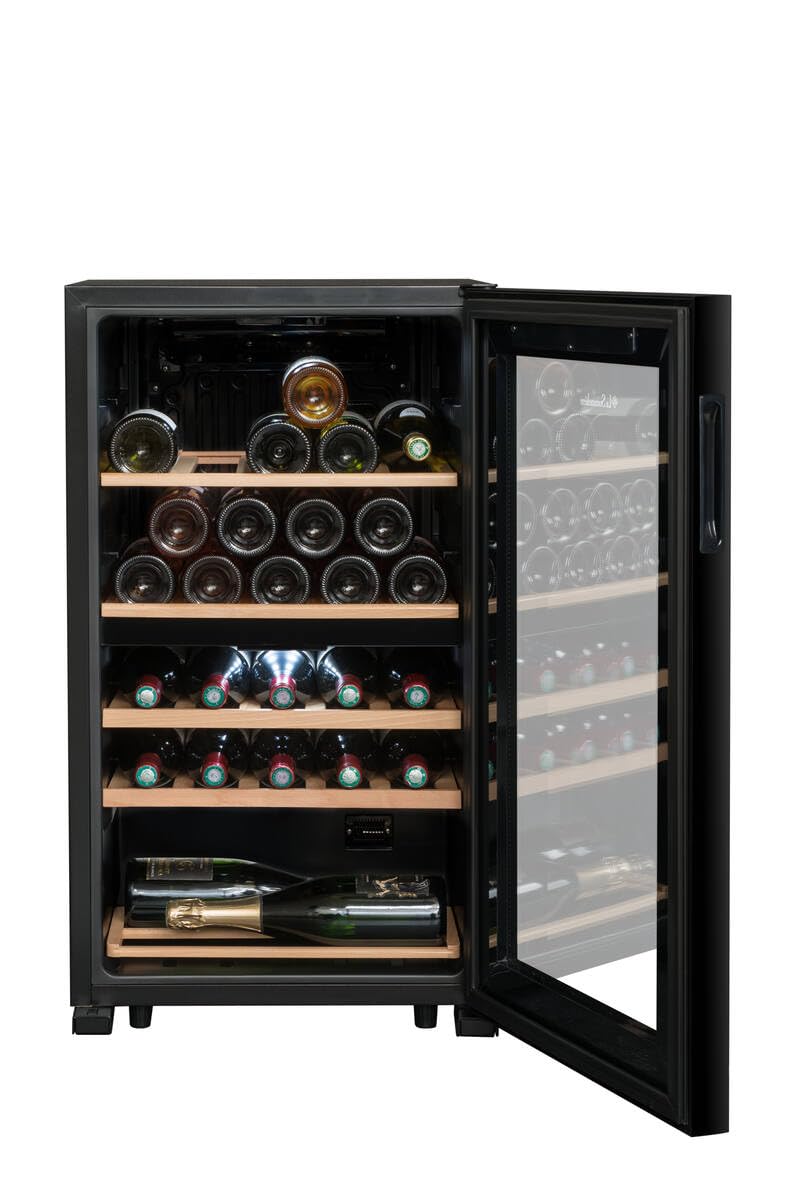 LA SOMMELIERE SLS32DZBLACK Cave de mise à température double zone 32 Bouteilles