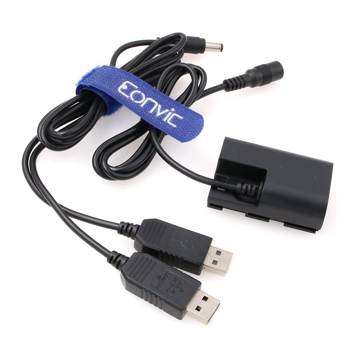 DR-E6 DC accoppiatore LP-E6 Dummy batteria doppio USB cavo adattatore di alimentazione