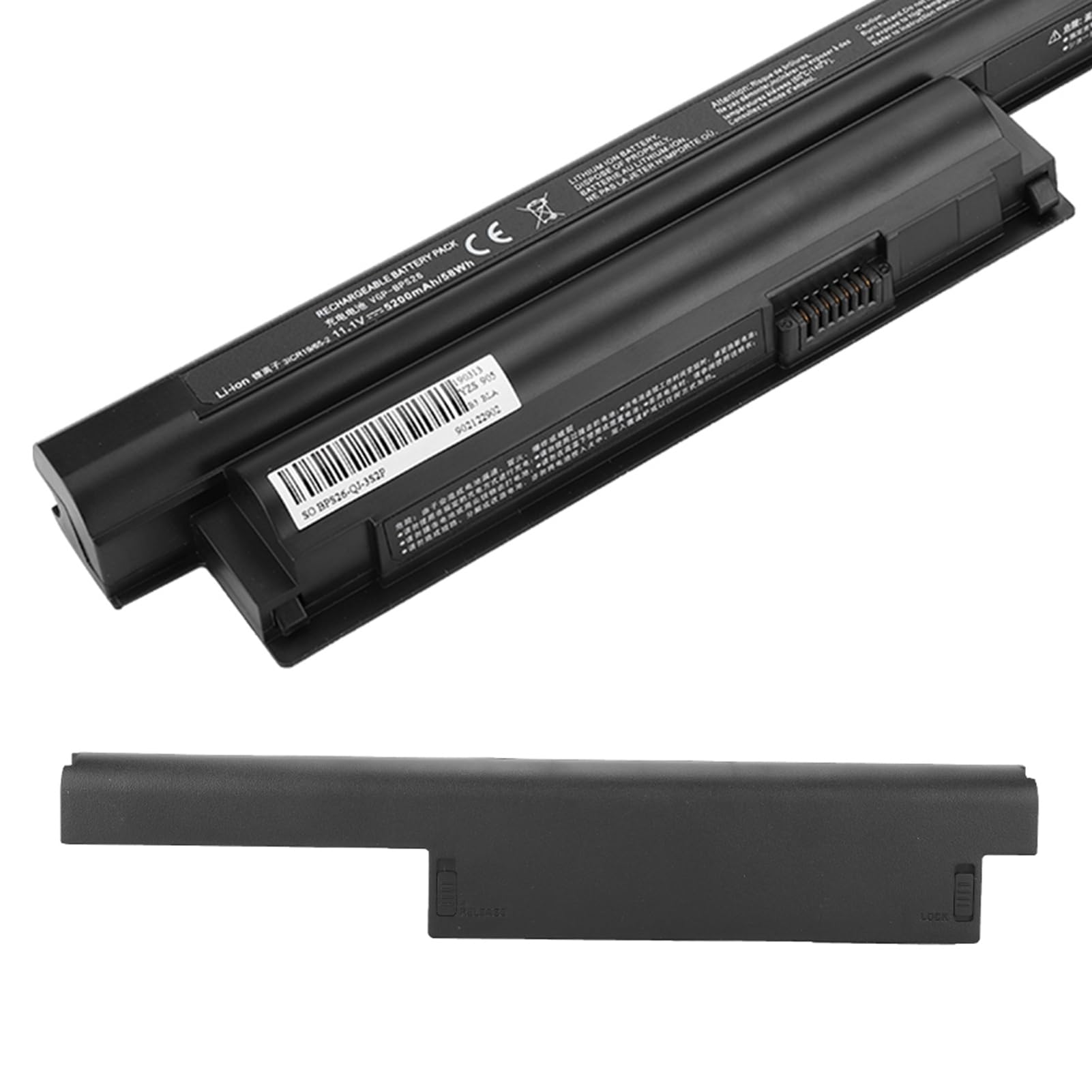 Ejoyous Batteria per Laptop Sostitutiva per, 5200mAh