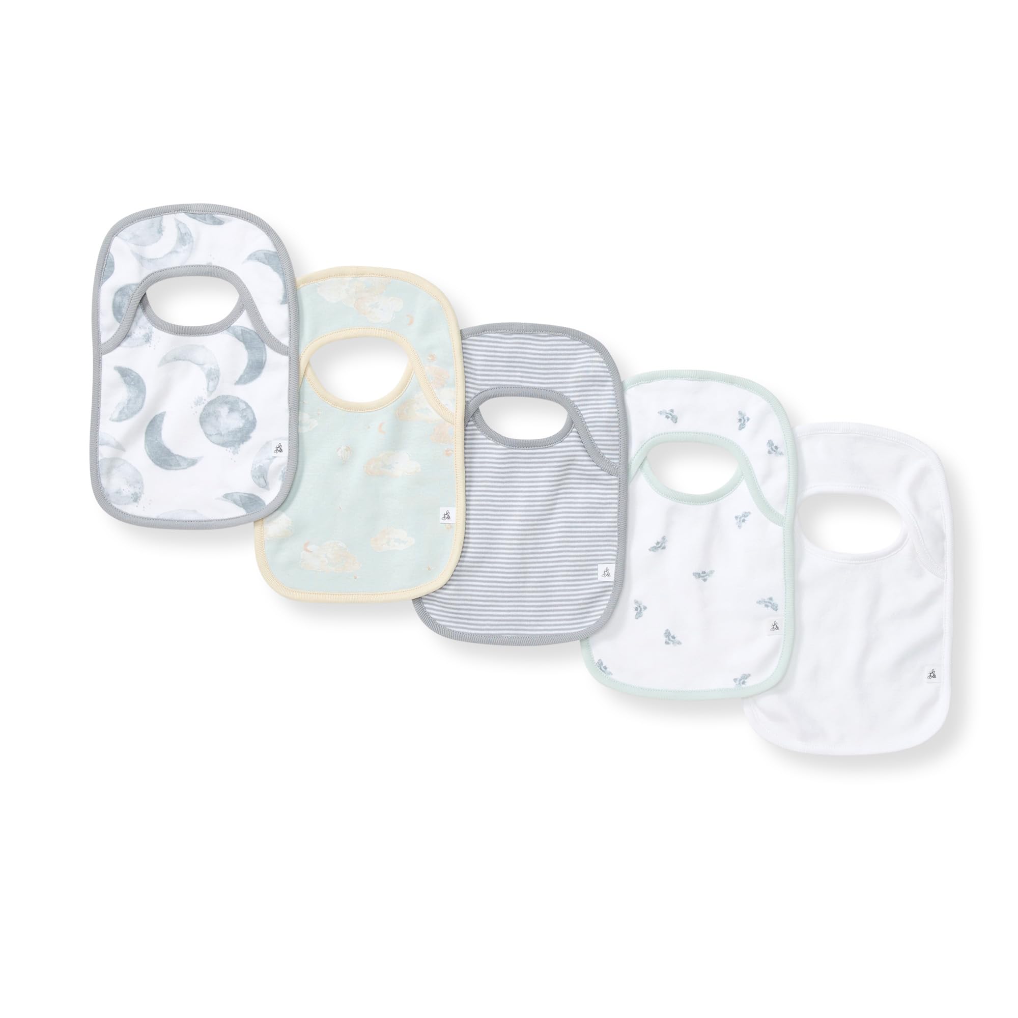 Burt’s Bees Baby Organic Baby Bibs – 100% Cotton Newborn Infant Bibs for Baby Boys & Girls
