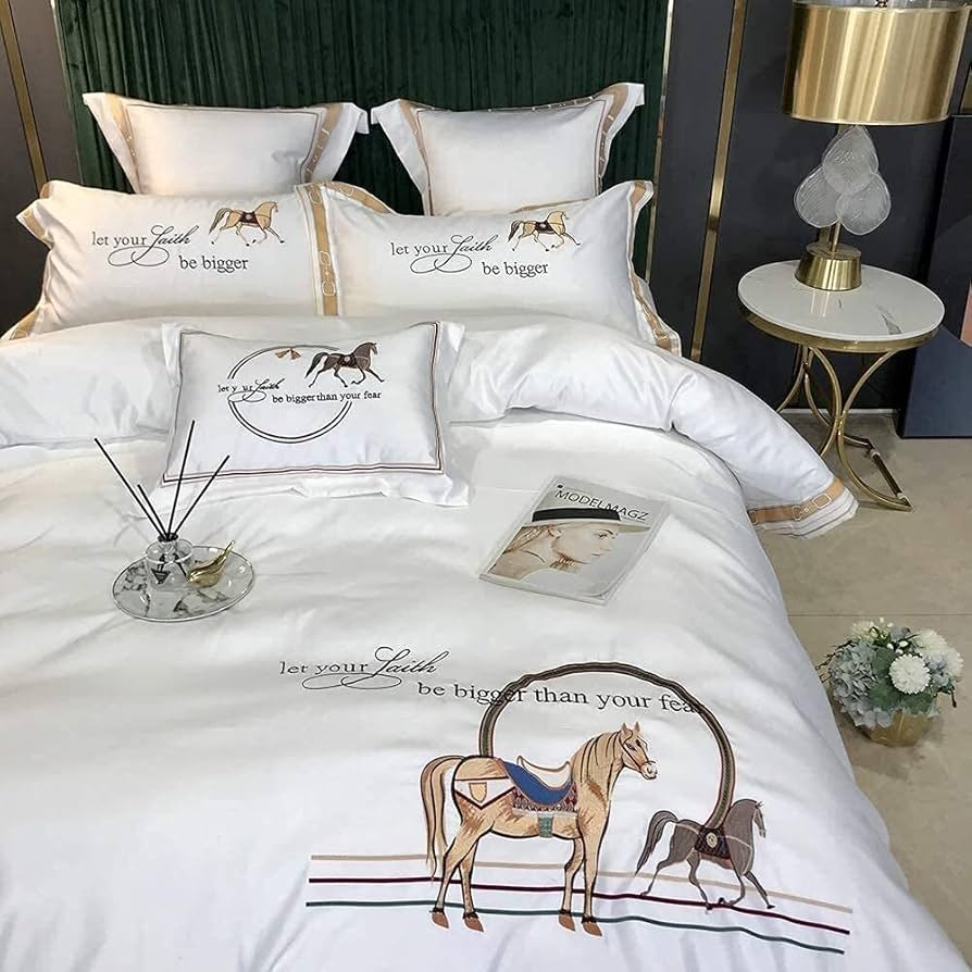 Amazon｜ライトヨーロピアンスタイルポニーフォーピースコットン