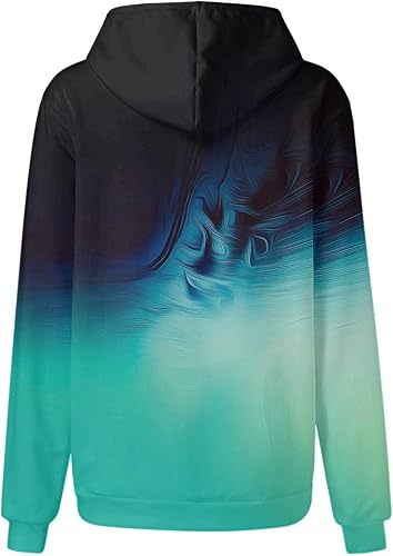 Miniatura 6 de Ceboyel Sudaderas de gran tamaño para mujer teñido anudado manga larga sin botones ajuste holgado ropa de moda para adolescentes y niñas