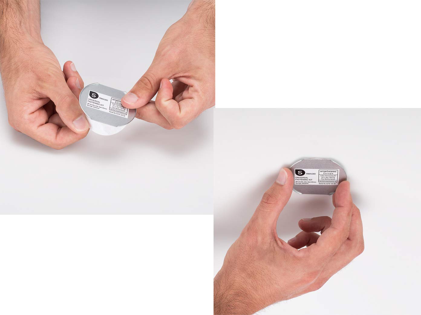Rilevatore combinato 2 in 1: rilevatore di fumo e rilevatore di monossido di carbonio con attacco magnetico.