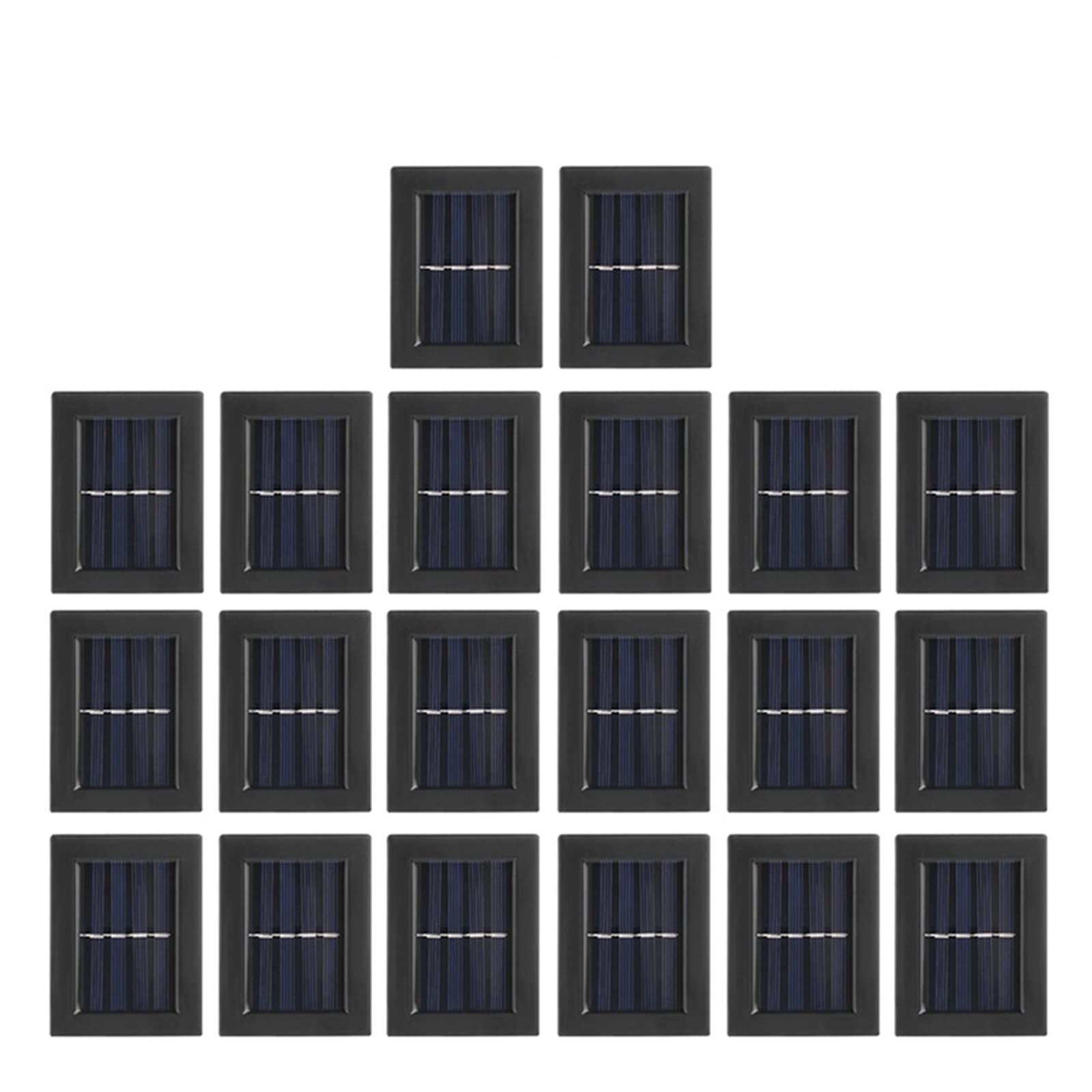 Lámpara De Pared Solar 6/8LED For Exteriores, Impermeable, Arriba Y Abajo, Iluminación Luminosa, Decoración Jardín, Luz, Cerca Escaleras Sensor De Movimiento(20Pcs White Lamp)
