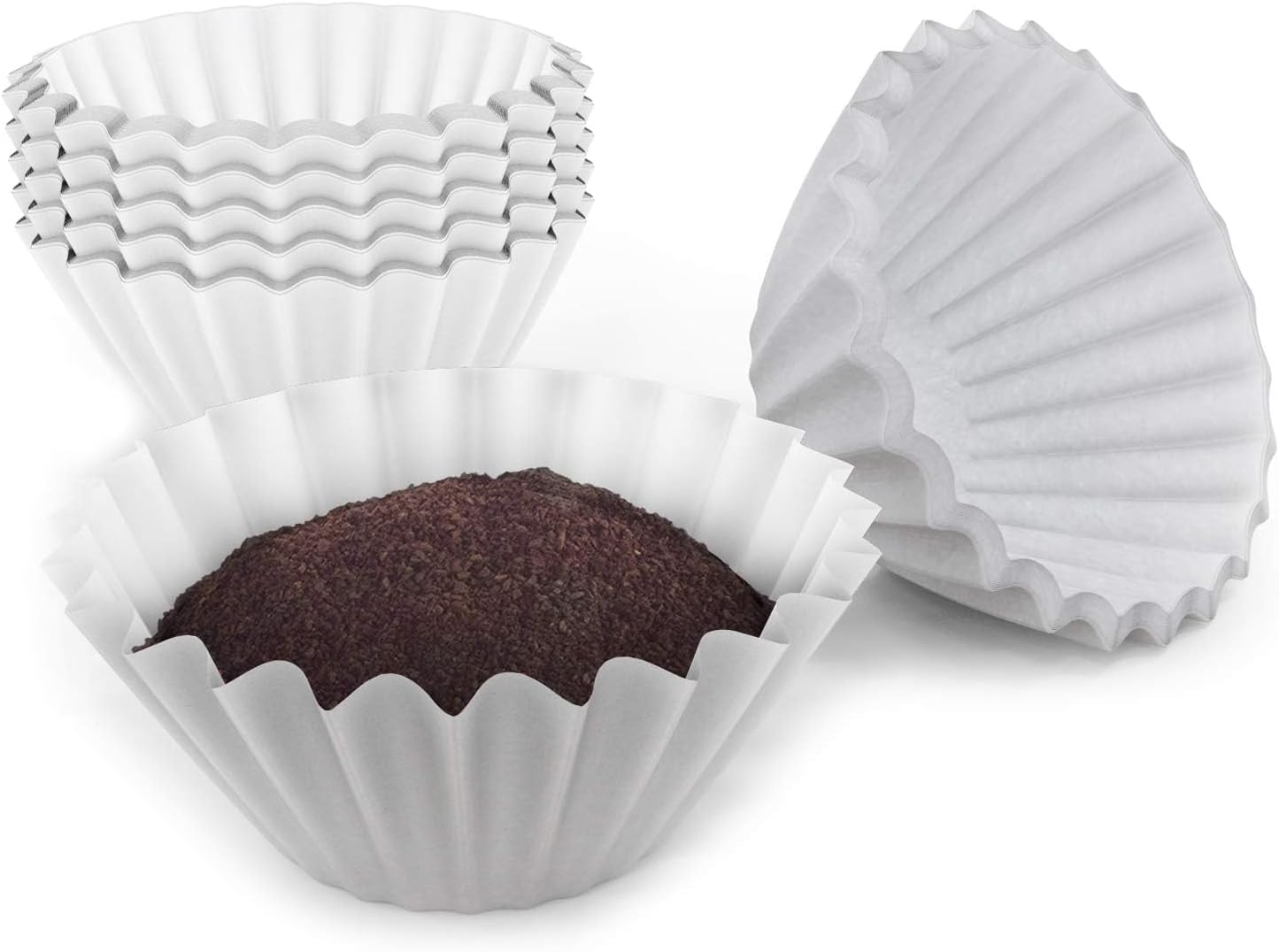 PureHQ Disposable Coffee Paper Filters for Keurig K-Duo Essential, K Duo Brewer, and K-Duo Plus Carafe Coffee Makers - Fits K-Duo Gold Tone Mesh Filter Basket Carafe – Coffee Sediment-Free (100 Pack)