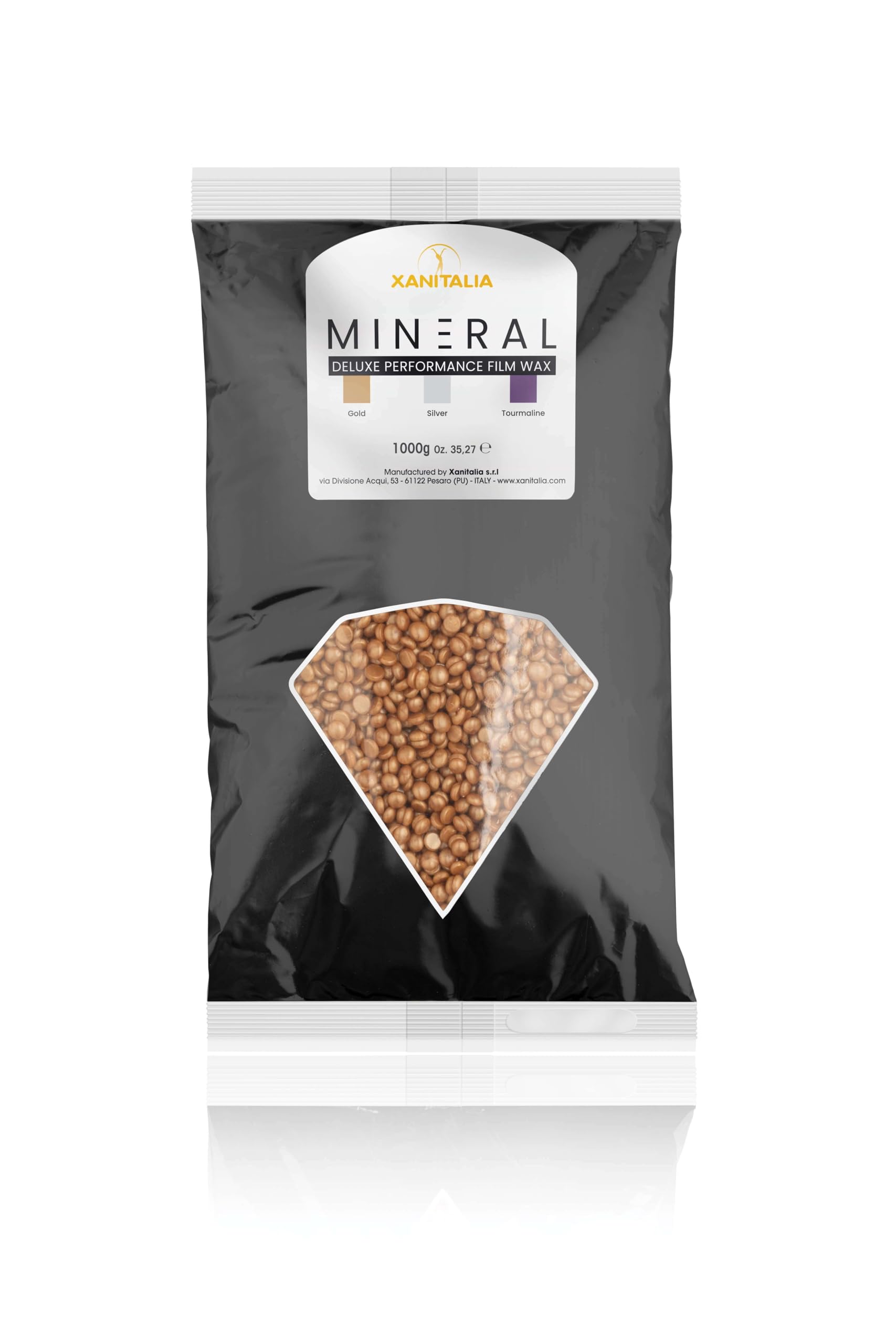 Cire à épiler Mineral Deluxe usage unique sans bande 1KG pour épilation douce et précise