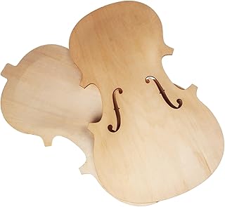 violin accessories Unfinished Violin Parts For 1/8 Violin Top And Back Making Violin Accessories Supplies Replacement Parts