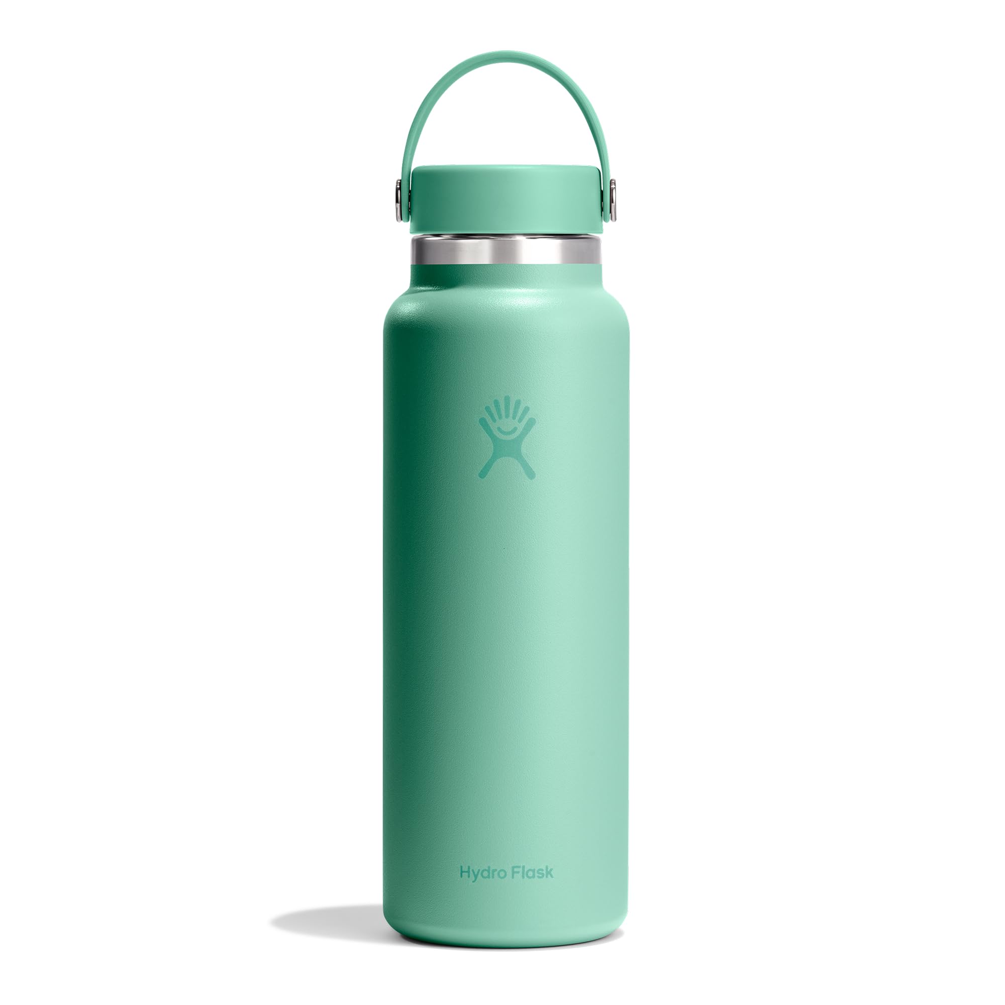 Hydro Flask – Wide Flex Cap 1,182 ml (40 oz) Bottle – Stainless Steel, Leakproof – Insulated Cold 24 Hrs & Hot 12 Hrs – Mermaid Green
