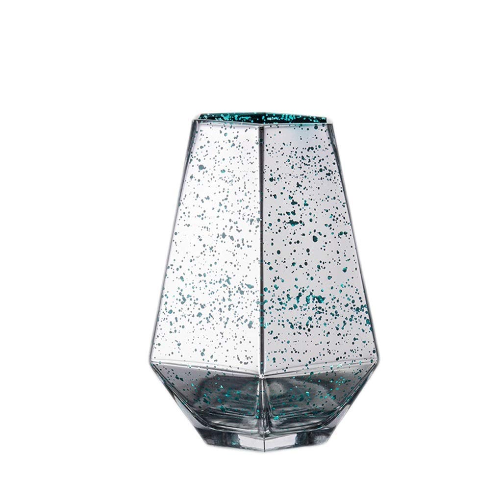 Vase en verre bleu pour illuminer les pièces sombres facilement
