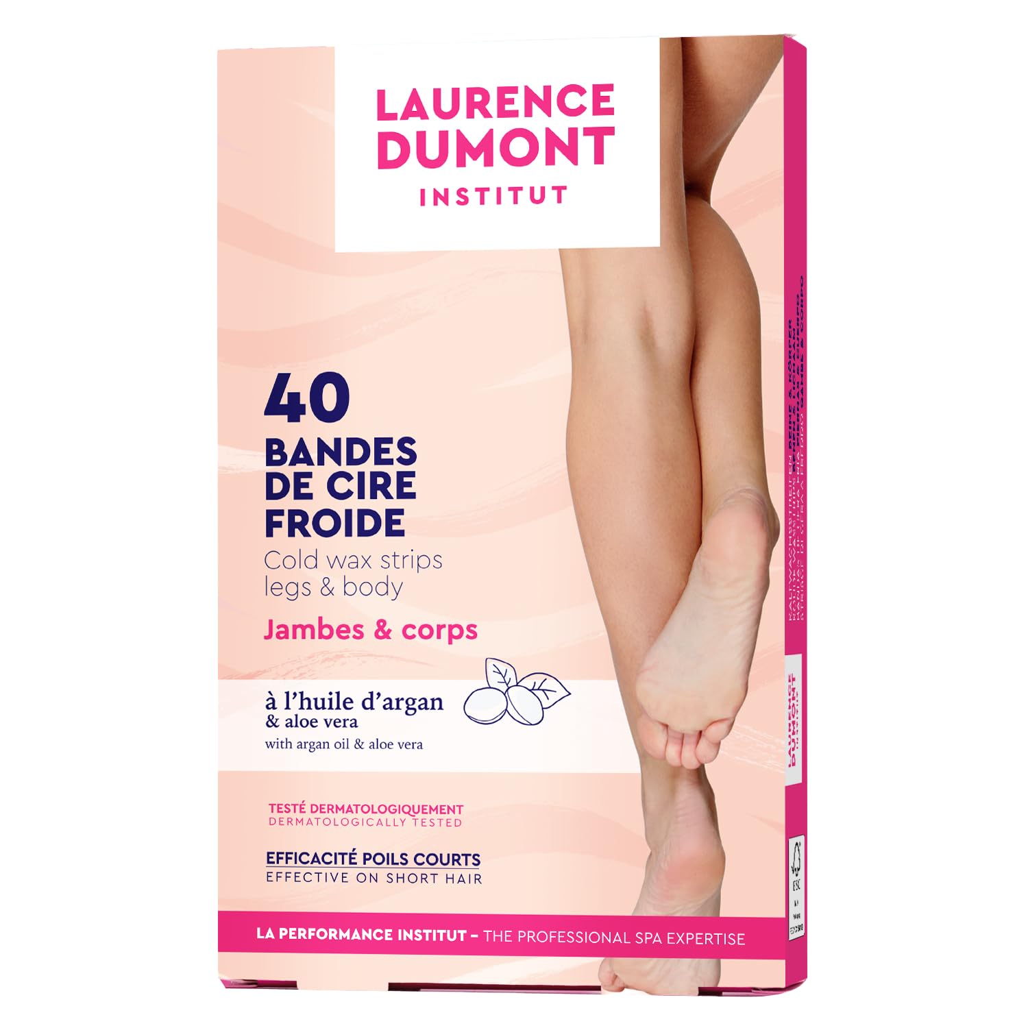 LAURENCE DUMONT INSTITUT 40 Bandes de Cire Froide Jambes & Corps