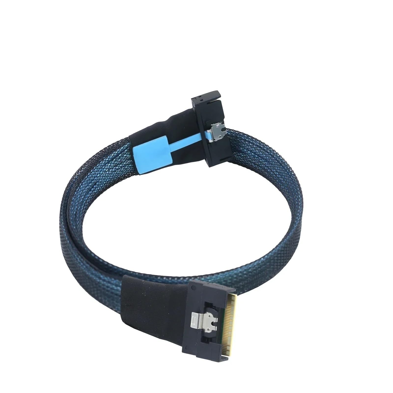 Cavo di prolunga PCI-E 5.0 MI NI Cool Edge IO MCIO 74Pin a All Inclusive Inserimento SFF-8654 8i 74Pin Slimline S*A*S 4.0 24 Gbps (1M)