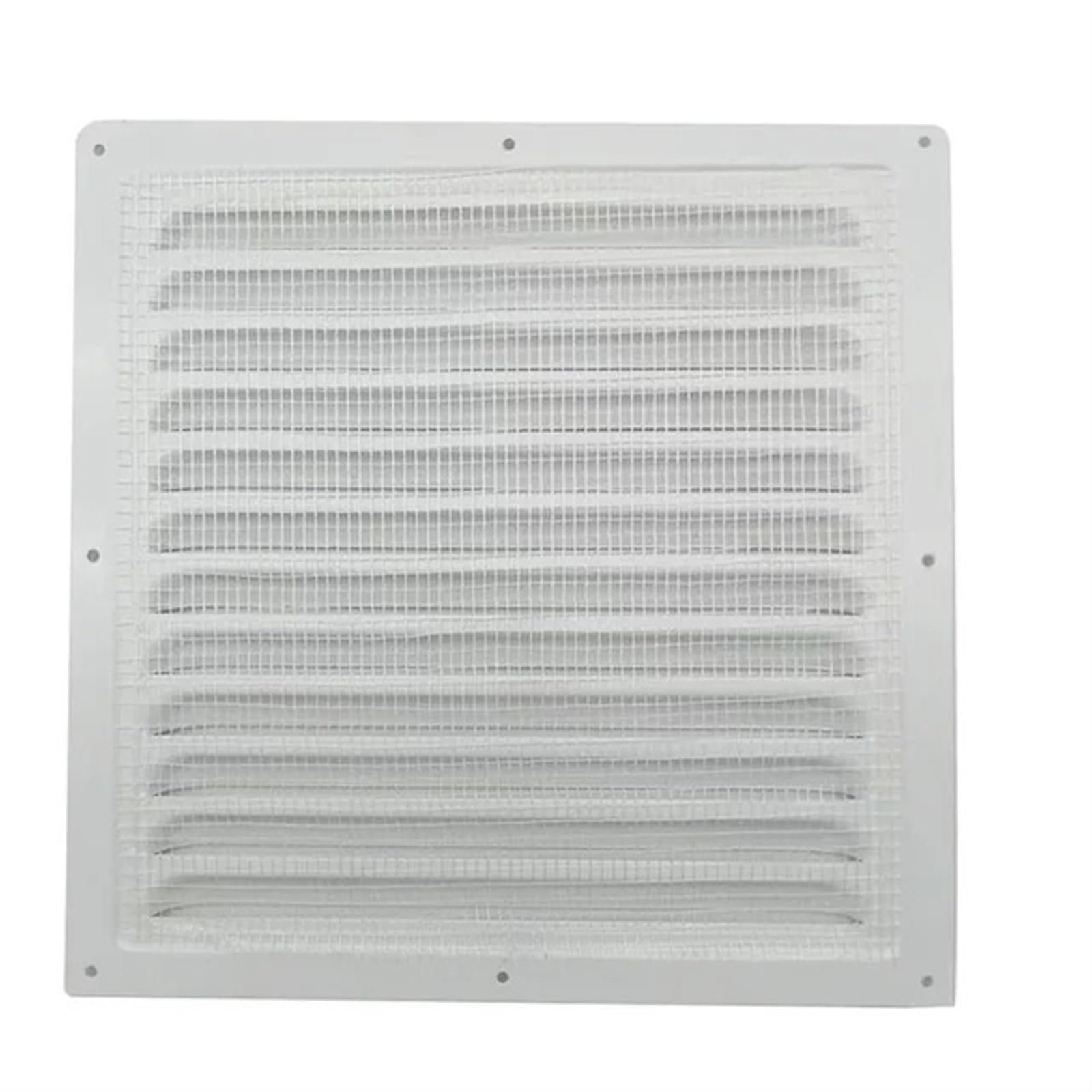 Fdbtyjn 250X250mm Vent Cover 150/200Mm Air Vent White Metal Louver Vent Grille Cover Square Vent Screen Cover For Ceiling Openings/Duct Vents(250X250mm)