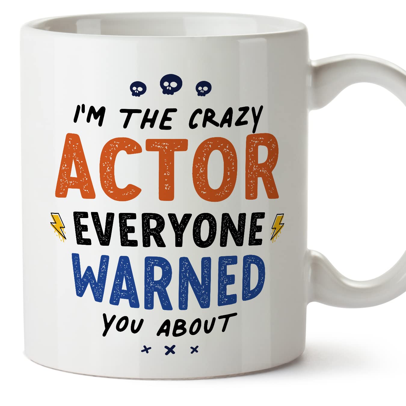 MUGFFINS Actor Man Mug - in English - Everyone Warned You About - Funny Gift for Colleagues - Ceramic 11oz Mug โ image 1