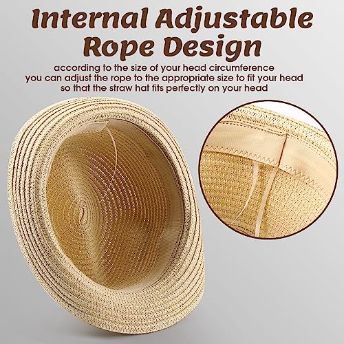 24 Sombreros de Paja para Mujer y Hombre Packable miniatura 3